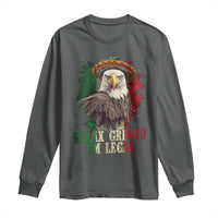 Funny Relax Gringo I'm Legal Long Sleeve Shirt Cinco De Mayo Mexican Immigrant Eagle