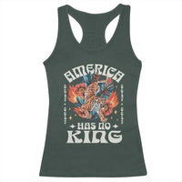 Funny America Has No King 8647 Racerback Tank Top Vintage Boho Orange Tiger