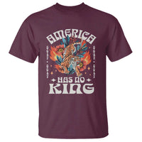 Funny America Has No King 8647 T Shirt Vintage Boho Orange Tiger