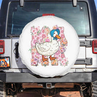 Funny Silly Mama Goose Spare Tire Cover Boho Flower Mother's Day