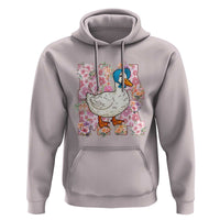 Funny Silly Mama Goose Hoodie Boho Flower Mother's Day