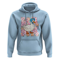 Funny Silly Mama Goose Hoodie Boho Flower Mother's Day