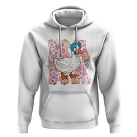 Funny Silly Mama Goose Hoodie Boho Flower Mother's Day