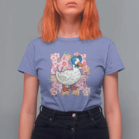 Funny Silly Mama Goose T Shirt For Women Boho Flower Mother's Day