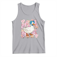 Funny Silly Mama Goose Tank Top Boho Flower Mother's Day