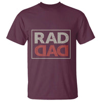 Rad Dad T Shirt Father's Day Vintage - Wonder Print Shop