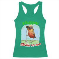 Funny Golf Birthday Racerback Tank Top Happy Birdie To Me Golf Player - Wonder Print Shop