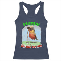 Funny Golf Birthday Racerback Tank Top Happy Birdie To Me Golf Player - Wonder Print Shop