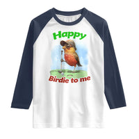Funny Golf Birthday Raglan Shirt Happy Birdie To Me Golf Player - Wonder Print Shop