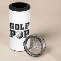 Golf Dad 4 in 1 Can Cooler Tumbler Golf Pop Master Father's Day - Wonder Print Shop