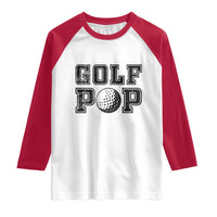 Golf Dad Raglan Shirt Golf Pop Master Father's Day - Wonder Print Shop