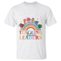 Teacher T Shirt Teaching Future Leaders Retro Groovy Education Back To School - Wonder Print Shop