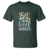 Horse Lover T Shirt Just A Girl Who Loves Horse - Wonder Print Shop