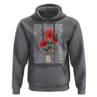 Decoration Day Hoodie Memorial Day Red Poppy Flower - Wonder Print Shop