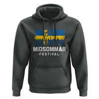 Funny Midsommar Festival Hoodie Sweden Summer Festival Maypole
