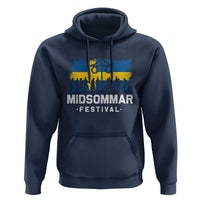 Funny Midsommar Festival Hoodie Sweden Summer Festival Maypole