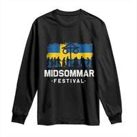 Funny Midsommar Festival Long Sleeve Shirt Sweden Summer Festival Maypole