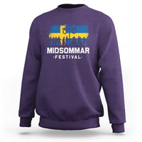 Funny Midsommar Festival Sweatshirt Sweden Summer Festival Maypole