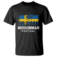 Funny Midsommar Festival T Shirt Sweden Summer Festival Maypole