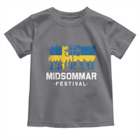 Funny Midsommar Festival Toddler T Shirt Sweden Summer Festival Maypole