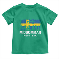 Funny Midsommar Festival Toddler T Shirt Sweden Summer Festival Maypole