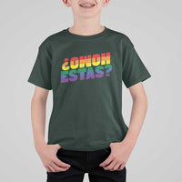 Funny Spanish Mexican Homo Estas T Shirt For Kid Gay Pride Ally LGBTQ Month