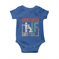 Funny Security Its Not Gay It Is TSA Baby Onesie Security Airline - Wonder Print Shop