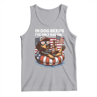 Funny In Dog Beers I've Only Had One Tank Top 4th Of July Drinking Dachshund Beer American Flag - Wonder Print Shop