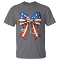 Funny 4th Of July Nurse American Flag Coquette Bow T Shirt - Wonder Print Shop