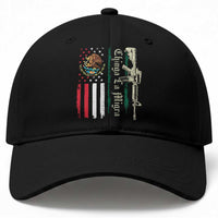 Funny Chinga La Migra Baseball Cap Gun Vintage Mexican Flag