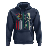 Funny Chinga La Migra Hoodie Gun Vintage Mexican Flag - Wonder Print Shop