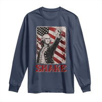 Shake And Bake George Washington 4th of July Couple Matching Long Sleeve Shirt