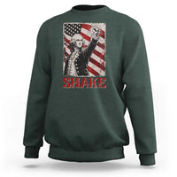 Shake And Bake George Washington 4th of July Couple Matching Sweatshirt