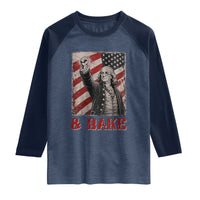 Shake And Bake Benjamin Franklin 4th of July Couple Matching Raglan Shirt