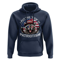 I Put The Tism In Patriotism Hoodie Patriotic Raccoon 4th of July