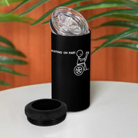 Waiting On Parts Funny Mechanic 4 in 1 Can Cooler Tumbler Car Technician Auto Repair Life