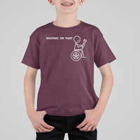 Waiting On Parts Funny Mechanic T Shirt For Kid Car Technician Auto Repair Life