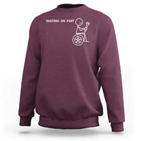 Waiting On Parts Funny Mechanic Sweatshirt Car Technician Auto Repair Life