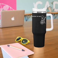 Waiting On Parts Funny Mechanic Tumbler With Handle Car Technician Auto Repair Life
