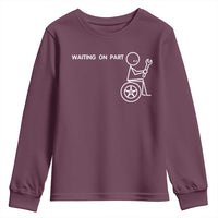 Waiting On Parts Funny Mechanic Youth Sweatshirt Car Technician Auto Repair Life