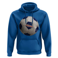 Cabo Verde Football Vintage Soccer Ball Graphic Hoodie