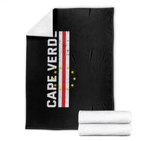 Cabo Verde Pride Vintage Jersey Cape Verdean Flag Throw Blanket