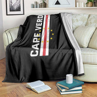 Cabo Verde Pride Vintage Jersey Cape Verdean Flag Throw Blanket