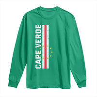 Cabo Verde Pride Vintage Jersey Cape Verdean Flag Long Sleeve Shirt
