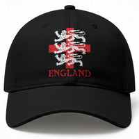 England Three Lions Symbol English Pride Souvenir Baseball Cap