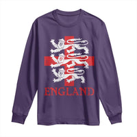 England Three Lions Symbol English Pride Souvenir Long Sleeve Shirt