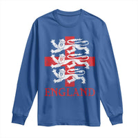 England Three Lions Symbol English Pride Souvenir Long Sleeve Shirt