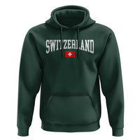 Vintage Switzerland National Pride The Swiss Cross Hoodie