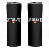 Vintage Switzerland National Pride The Swiss Cross Skinny Tumbler