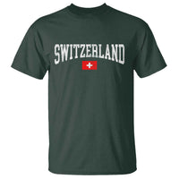 Vintage Switzerland National Pride The Swiss Cross T Shirt